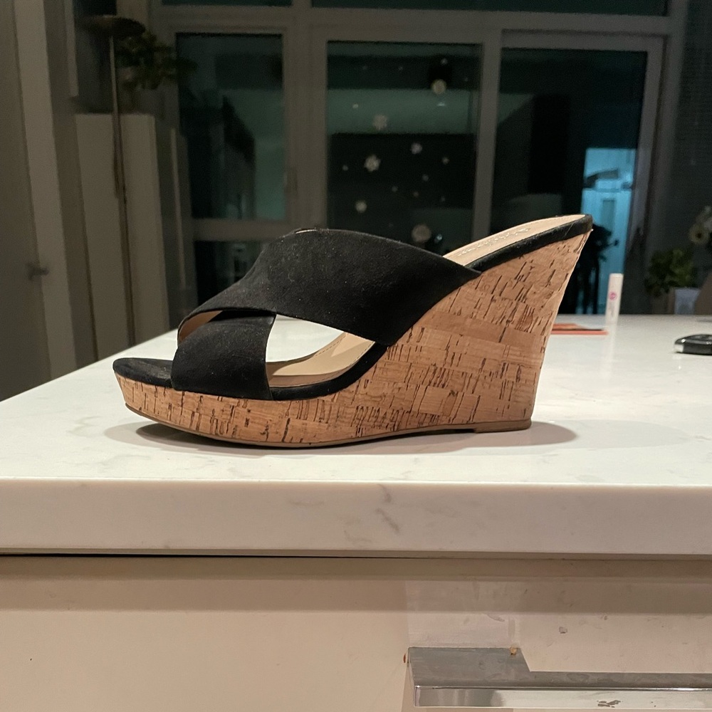 8M wedge sandals. Worn once!